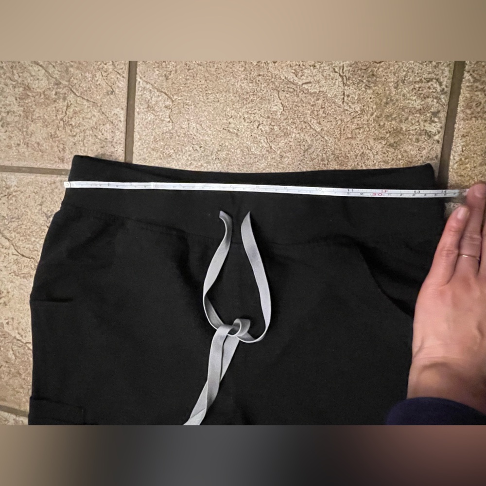 Figs Black Pants With Drawstring - image 4